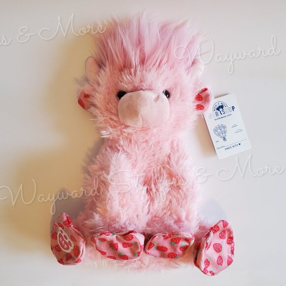 Build a Bear 🐮🍓Strawberry Highland Cow🐮🍓 UNSTUFFED Plush Stuffed Animal NEW